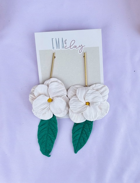 Flower earrings 