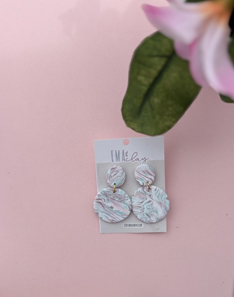 Marble earrings 